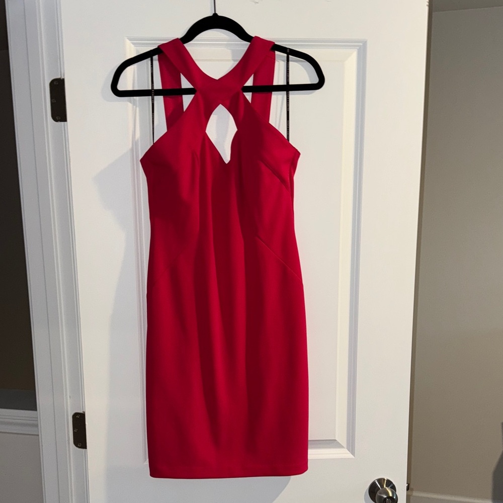 Vince Camuto Striking Fuchsia Dress